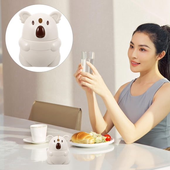 Phenofice Creative Toothpick Box Toothpick Holder Dispenser Cute White Plastic 1Pcs for Families
