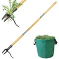 thumbnail image 2 of PYYAN-Stand Up Weed Puller Tool, Dandelion Hand Weeding Tool with 48" Long Handle Weed Remover Tool for Garden Lawn Yard, Includes a Reusable Garden Waste Bag, 2 of 4