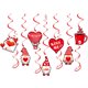 thumbnail image 1 of Kit de remolinos colgantes Decoración de San Valentín Espirales colgantes - Gnomo / Corazón / Letra Tmvgtek Para estrenar, 1 of 9