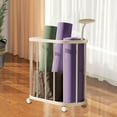 thumbnail image 4 of QTOCIO Sports Fitness Equipment Storage Rack Yoga Mat Storage Basket Home Basketball Storage Rack Badminton Racket Storage Cart, 4 of 4