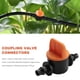 thumbnail image 4 of Mini VáLvula de Tubo de 1/4 Pulgadas 50 Piezas Controlador de Manguera de 4/7Mm Adaptador de PúAs Accesorio de Sistema de Riego por Goteo para Agricultura, 4 of 5