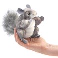 thumbnail image 1 of Folkmanis Mini Chinchilla Finger Puppet, 1 of 2