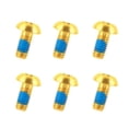thumbnail image 1 of 6x Titanium Bicycle Disc Brake Rotor Fixing Bolts M5x10mm Mtb Bike Brake Screw Xixi, 1 of 5