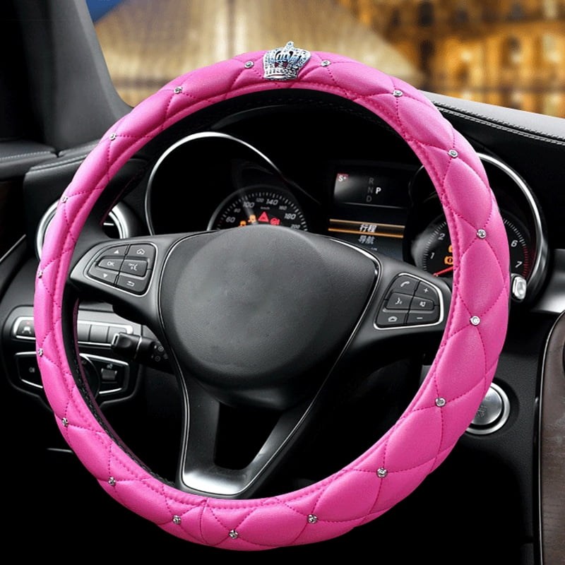 Ladies Car Steering Wheel Cover with 