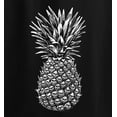 thumbnail image 2 of Skull Pineapple Retro Style T-Shirt Black S, 2 of 4