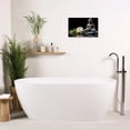 thumbnail image 2 of Buddha Canvas Wall Art Lotus Flowers Zen Stone Pictures Spa Painting Prints Office Decor for Spiritual Meditation Yoga Room Framed(3, (12.00" x 18.00")), 2 of 6