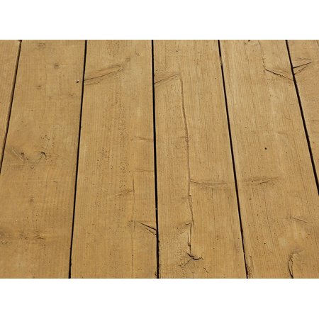 Weathered Plank - LAMINATED POSTER Plank Wood Natural Weathered Decking Boards Deck Poster Print 24 x 36