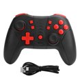 thumbnail image 1 of Controlador de juego programable Bluetooth Gamepad Ajuste de vibración de 3 velocidades apto para Switch ProBlack, 1 of 5
