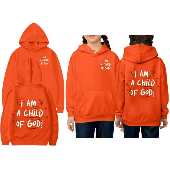 Toddler Boys Hoodies Christian Sweatshirt Long Sleeve Graphic Sweatshirt Warm Oversize Pullover Top Cute Clothes Girl Clothes 90 Cute Boy Girl Clothing