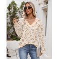 thumbnail image 4 of Zeagoo Women's Fall Sweater Casual Long Sleeve Lightweight Ribbed Knit Pullover Sweaters Dressy Casual Tops, 4 of 6