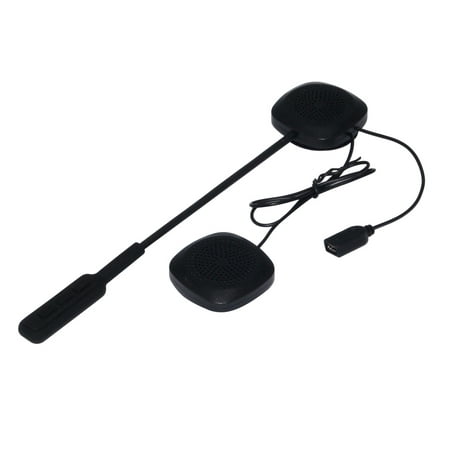 Bluetooth 4.2 Wireless Headset Motorcycle Helmet Headphone Earbuds with Mic Hands-free Music for