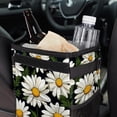 thumbnail image 6 of Daisy Foldable Car Trash Bin with Lid, Leak-Proof Mini Trash Can for Car with Hanging Storage Bag, 6 of 6
