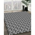 thumbnail image 3 of Ahgly Company Machine Washable Indoor Square Transitional Dark Gray Area Rugs, 8' Square, 3 of 7