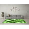 thumbnail image 3 of Ahgly Company Indoor Rectangle Abstract Green Modern Area Rugs, 5' x 8', 3 of 4