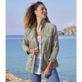 thumbnail image 3 of Atlas For Women - Chaqueta Safari Bordada para Mujer (Caqui), 3 of 7