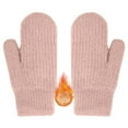 thumbnail image 3 of Winter Warmth Soft Mittens For Outdoor Activities Lined Thermal Comfort Hand For Home Casual Wear, 3 of 8