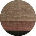 thumbnail image 1 of Ahgly Company Indoor Round Abstract Bakers Brown Abstract Area Rugs, 5' Round, 1 of 6