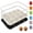 Black and Cream, variant on 2 Pack 12 Cups Silicone Muffin Pan with Metal Reinforced Frame Regular Size Silicone Molds Cupcake Cake Baking Pans Cookie Baking Chocoflan Cupcake Mold Nonstick Muffin Tin Home Baking Supplies