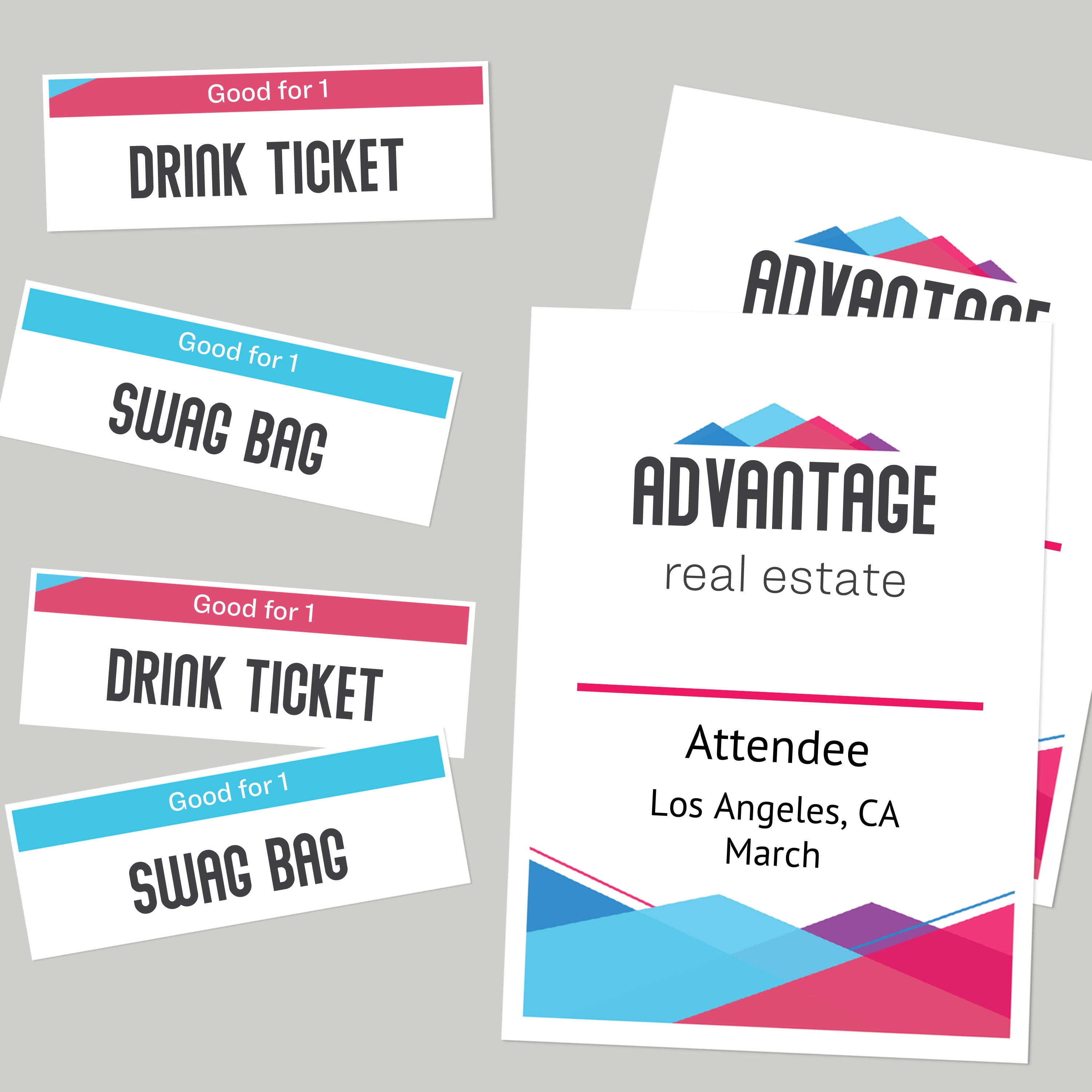 Avery Name Badge and Ticket Inserts, 6" x 4.25", 100 Inserts (8522)