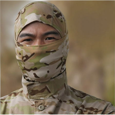 Camouflage Balaclava Ski Mask Camo Hunting Airsoft Motorcycle DESERT MULTICAM