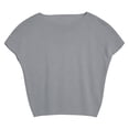 thumbnail image 5 of Womens Workout Clothes Kelon Womens Summer Tops Short Sleeve Shirts Crew Neck Fashion Clothes Vacation Outfits Summer Going Out Basic Tee, L, 5 of 5