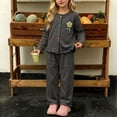 thumbnail image 3 of Lovzfmll Girl's Sweatshirt Set, Long Sleeve Top with Flower Detail & Pants, Casual Wear for Toddler, 1-2 Years, 3 of 6