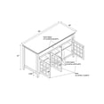 thumbnail image 4 of Linon Leslie Media Cabinet, Ample Interior Storage Space, Multiple Colors, 4 of 4