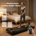 thumbnail image 4 of Hind Walking Pad, Under Desk Treadmill with 5% Incline, 2.5HP Portable Compact Treadmill for Home Office Exercise, 265 Lbs Weight Capacity, Red, 4 of 6
