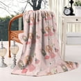 thumbnail image 2 of Doll Princess Pattern Blanket,Comfortable Soft Flannel Throw Blanket,All Season,Warm Lightweight Blankets for Sofa Bed Couch Living Room Chair,60"x80", 2 of 4