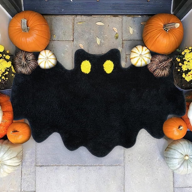 Alfombras de baño, alfombras para sala de estar, alfombra de área, alfombra de baño, alfombra de baño de Halloween para baño, manta de baño de Halloween, manta de bañera antideslizante, manta de ducha
