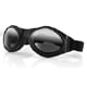 Bugeye Goggle, Black Frame, Smoked Reflective Lens
