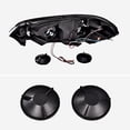 thumbnail image 4 of PIT66 Led Headlight, Fit for 06-13 Chevy Impala /14-16 Chevrolet Impala Limited / 06-07 Chevy Monte Carlo Clear Lens Black Housing Clear Reflector, 4 of 9