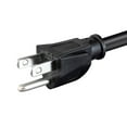 thumbnail image 3 of Monoprice Heavy Duty Power Cord - 10 Feet - Black | NEMA 5-15P to IEC 60320 C15, 14AWG, 15A, SJT, 125V, Works With PCs, Monitors, Scanners, & Printers, 3 of 6