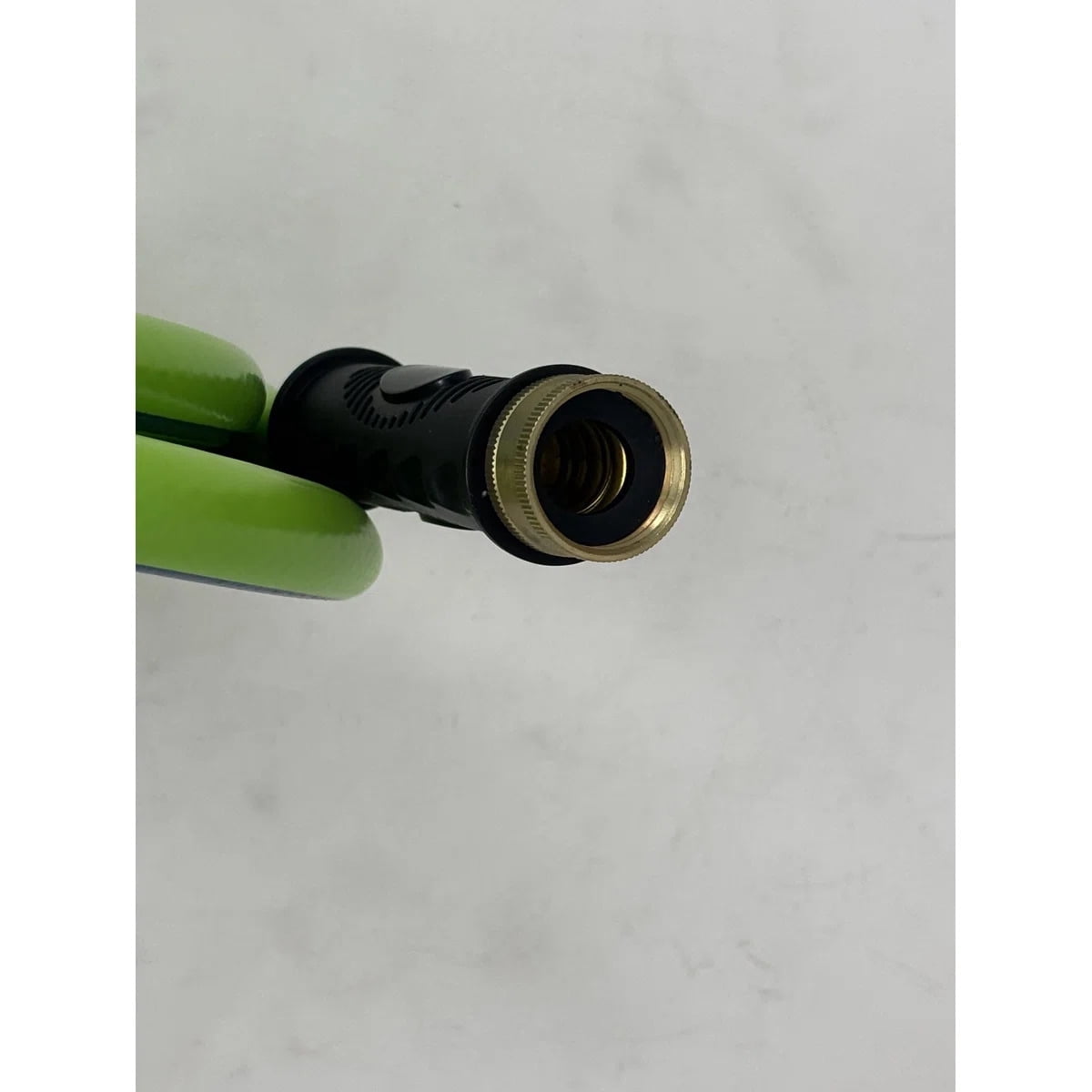 25 ft Coil Garden Hose with Spray Nozzle, PU Flexible Hose, Lightweight, Kink-Resistant