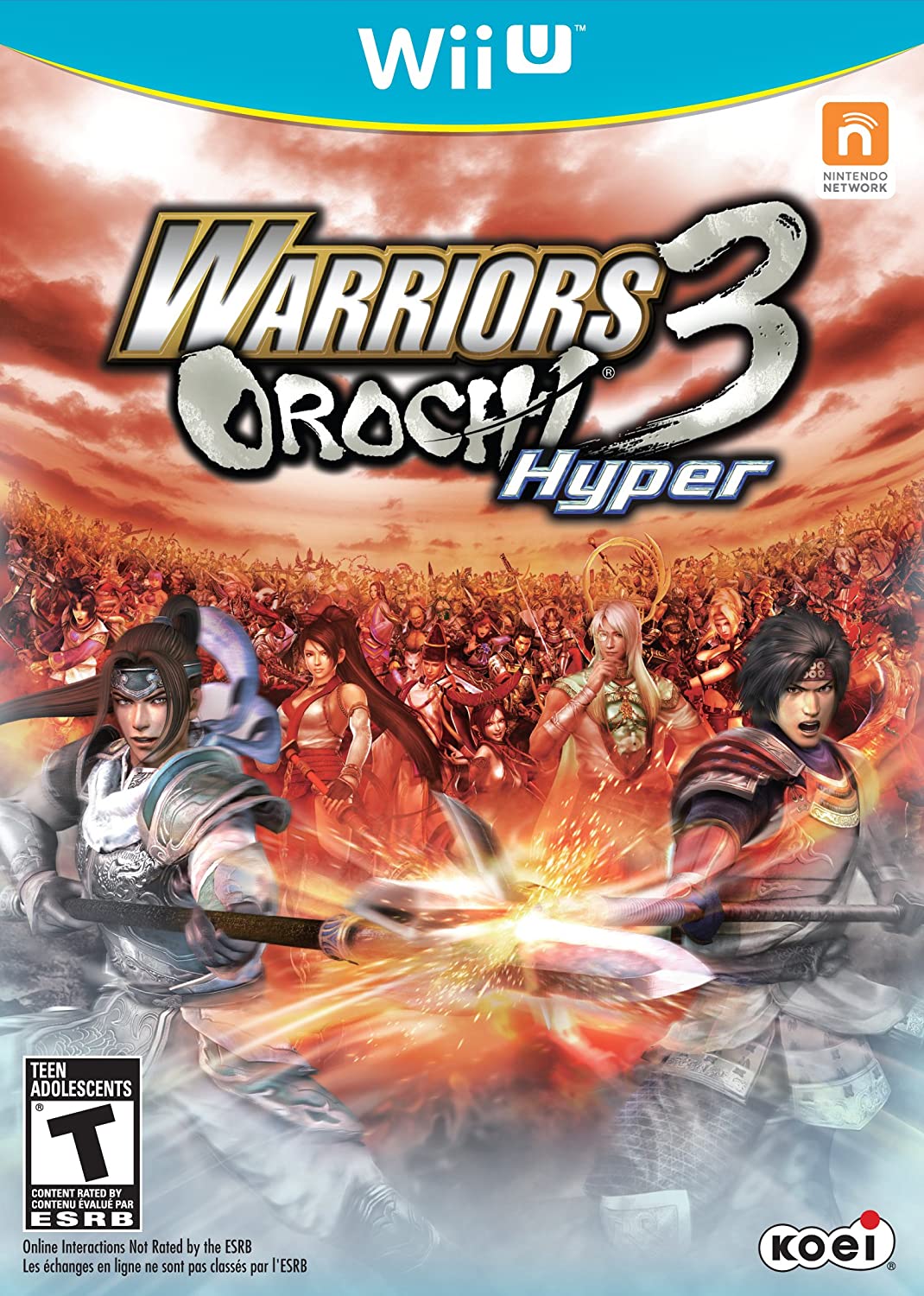 Warriors Orochi 3 Hyper Nintendo Wii U Huge Cast Of Playable Characters More Than 130 Playable Characters From The Worlds Of Dynasty Warriors And Samurai Warriors By Brand Tecmo Koei Walmart Com