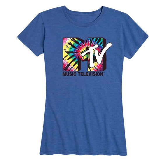 MTV - Tie Dye MTV Logo - Women's Short Sleeve Graphic T-Shirt