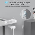 thumbnail image 6 of VILONG Desk Clamp Power Strip with 15 Outlets, 2 USB-C & 2 USB-A Ports, Edge Mount Surge Protector – for Desk, Workstation & Home Office (White, ETL Certified), 6 of 10