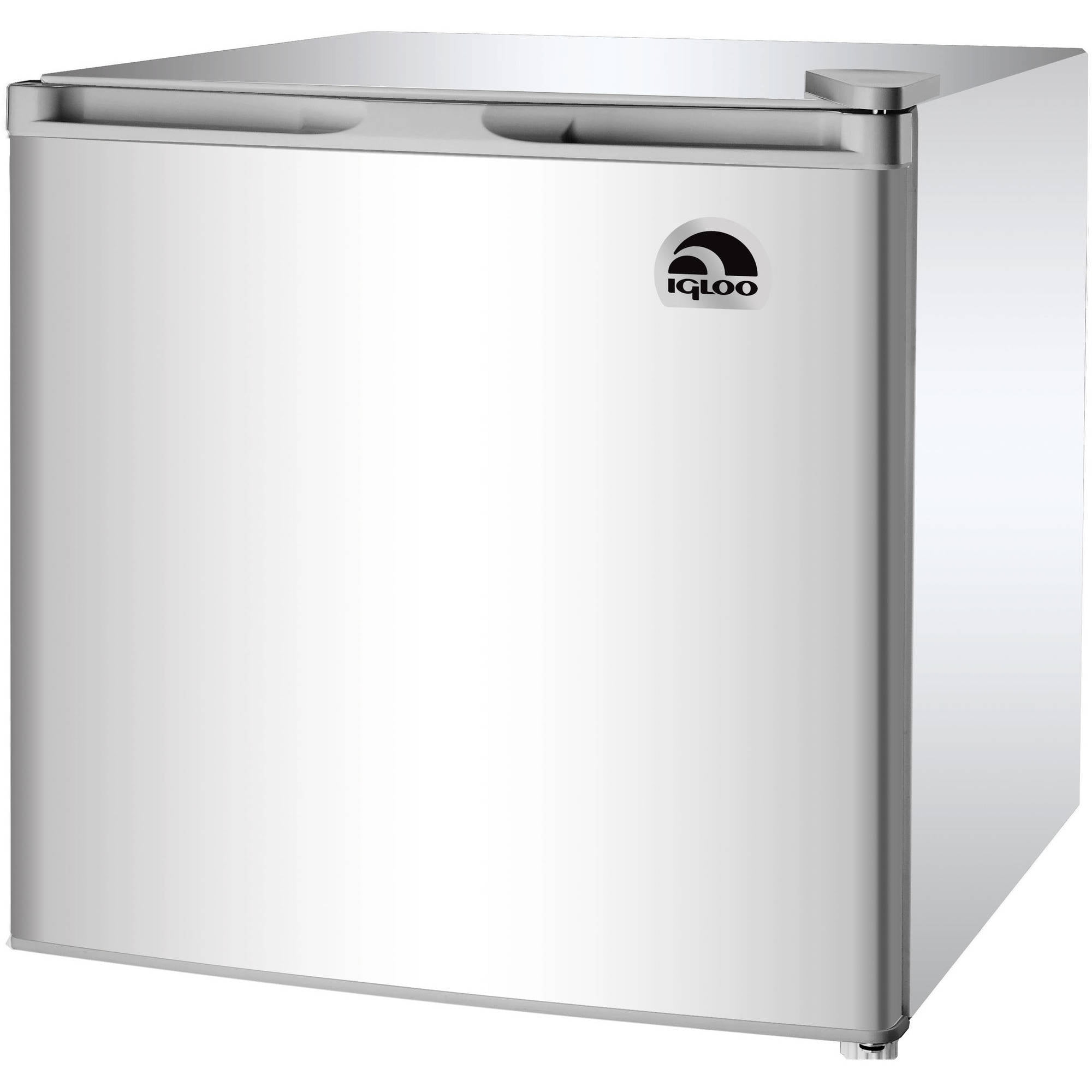 Igloo 1 6 Cu Ft Compact Refrigerator Fr115i Silver Silver Walmart Com Walmart Com