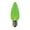 Green, variant on C9 LED E17 Frosted Smooth MINLEON Retrofit Christmas Bulbs