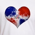 thumbnail image 3 of CafePress - Dominican Heart Fitted T Shirt - Fitted T-Shirt, Vintage Fit Soft Cotton Tee, 3 of 4