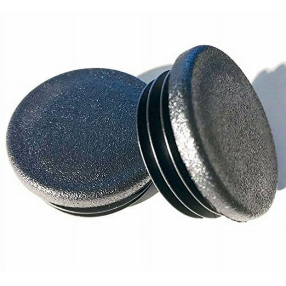 (Pack of 10) 1-1/2" Round Plastic Tubing Plugs (10-14 Ga) for ID Hole Diameter from 1.24" to 1.33" | Steel Furniture Pipe Tube - Chair Leg - Table Glide Insert | End Caps for Fitness Eqpt ' by SBD