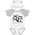 thumbnail image 3 of Inktastic I Woof You a Lot with Husky Dog Illustration Boys or Girls Baby Bodysuit, 3 of 5