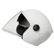 thumbnail image 3 of Casco de motocicleta con doble visera abatible hacia arriba, a prueba de golpes, cálido y cómodo casco integral para hombres y mujeres, color blanco perla, 3 of 5