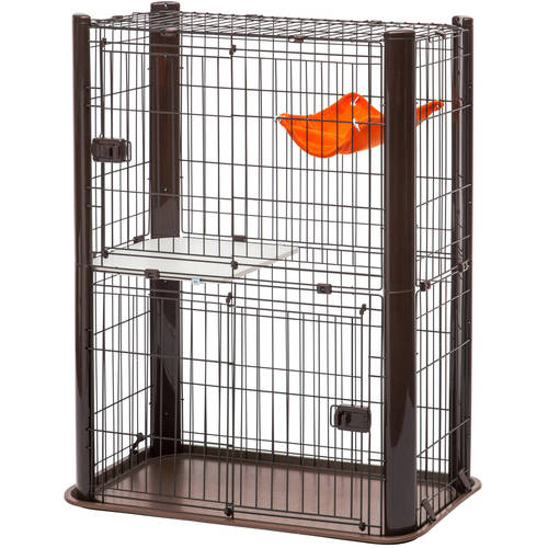 IRIS 2Tier Cat Condo, White