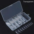 thumbnail image 3 of 100Pcs Boxed Half Stick Ballet Piece Fake Nail Piece Nail Tool (Transparent), 3 of 9