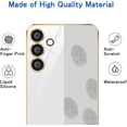 thumbnail image 6 of Compatible with Samsung Galaxy S23 5G Case Cell Phone Cases with Grip Finger Hand Phone Holder Tablet Phone Strap Shockproof Protective Bumper Case-White, 6 of 15