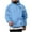 09Sky Blue, variant on guisaled Oversized Fleece Hoodies for Men Drawstring Casual Pullover Hooded Sweatshirts Print Loose Soft Blouse with Pockets