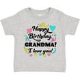 thumbnail image 3 of Inktastic Happy Birthday, Grandma I Love You Boys or Girls Toddler T-Shirt, 3 of 5