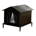 thumbnail image 2 of Casa para Gatos para Exteriores, Refugio para Gatos, Descanso Portátil, Accesorios únicos, Casa para Perros, Patas Elevadas para Exteriores, Granero E Largo 42cmx42cmx42cm, 2 of 8