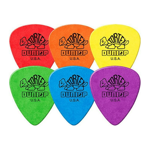 Juego De 6 Púas De Guitarra Coloridas De 0,5Mm/0,6Mm/0,73Mm/0,88Mm/1Mm/1,14Mm Noticed EL009405-00
